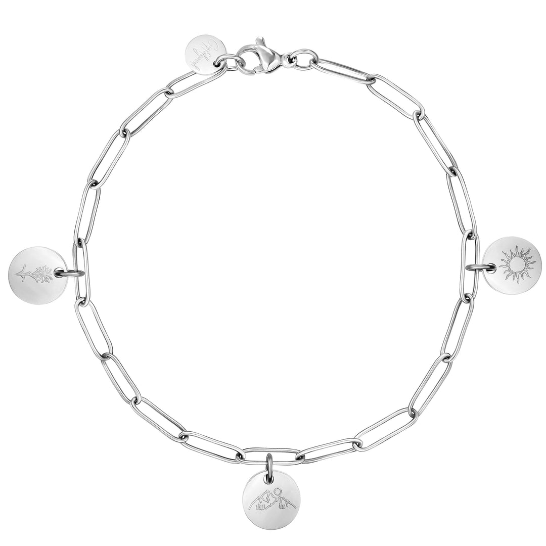 Sonne, Berge & Edelweiß als Motiv