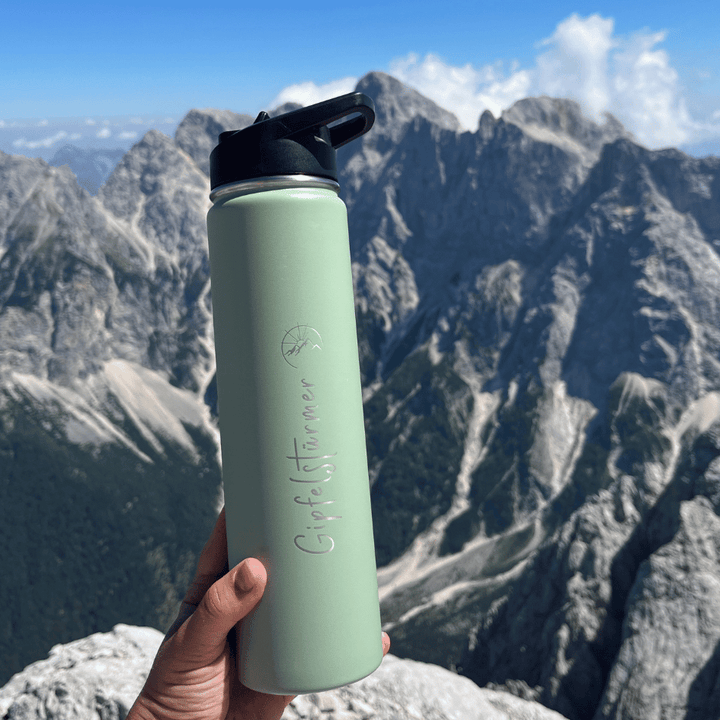 Edelstahl Thermosflasche - Gipfelstürmer