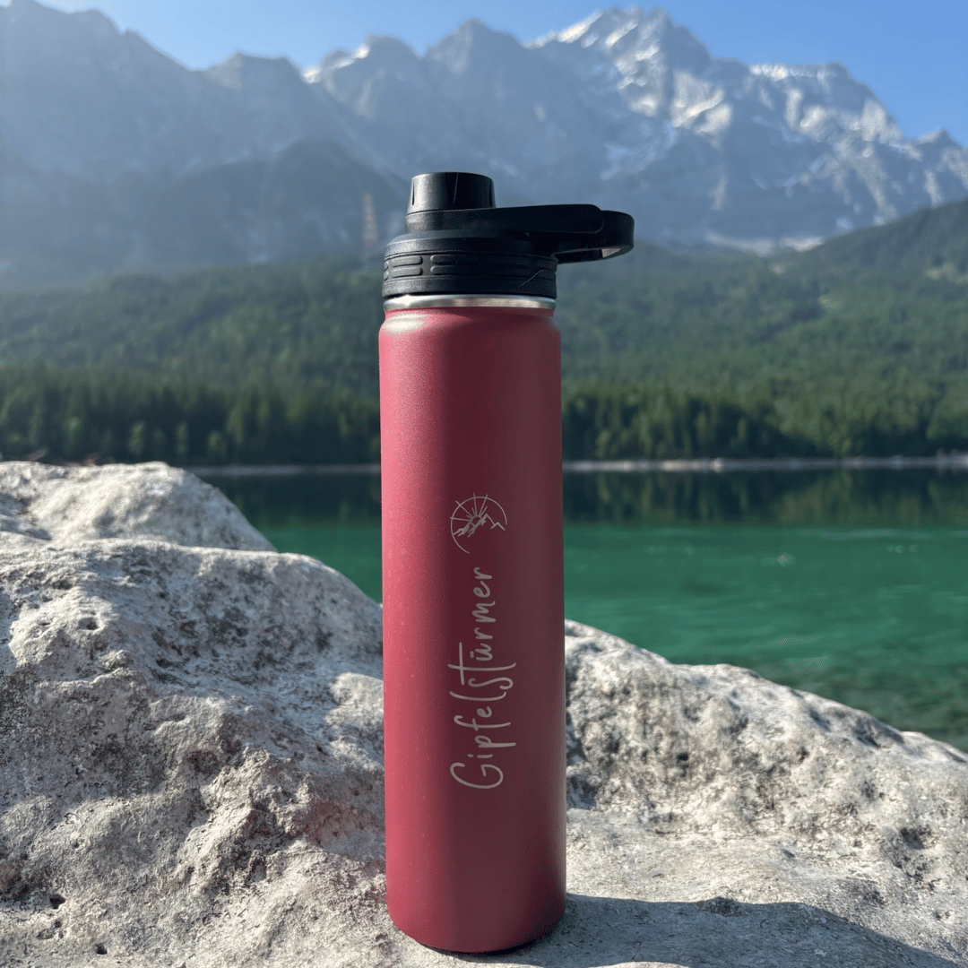 Edelstahl Thermosflasche - Gipfelstürmer