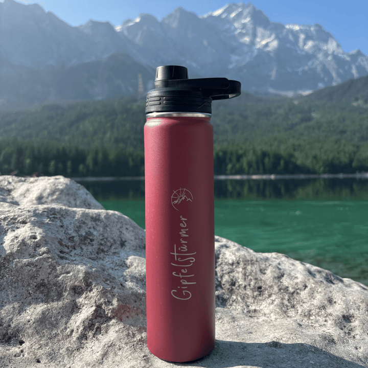 Edelstahl Thermosflasche - Gipfelstürmer