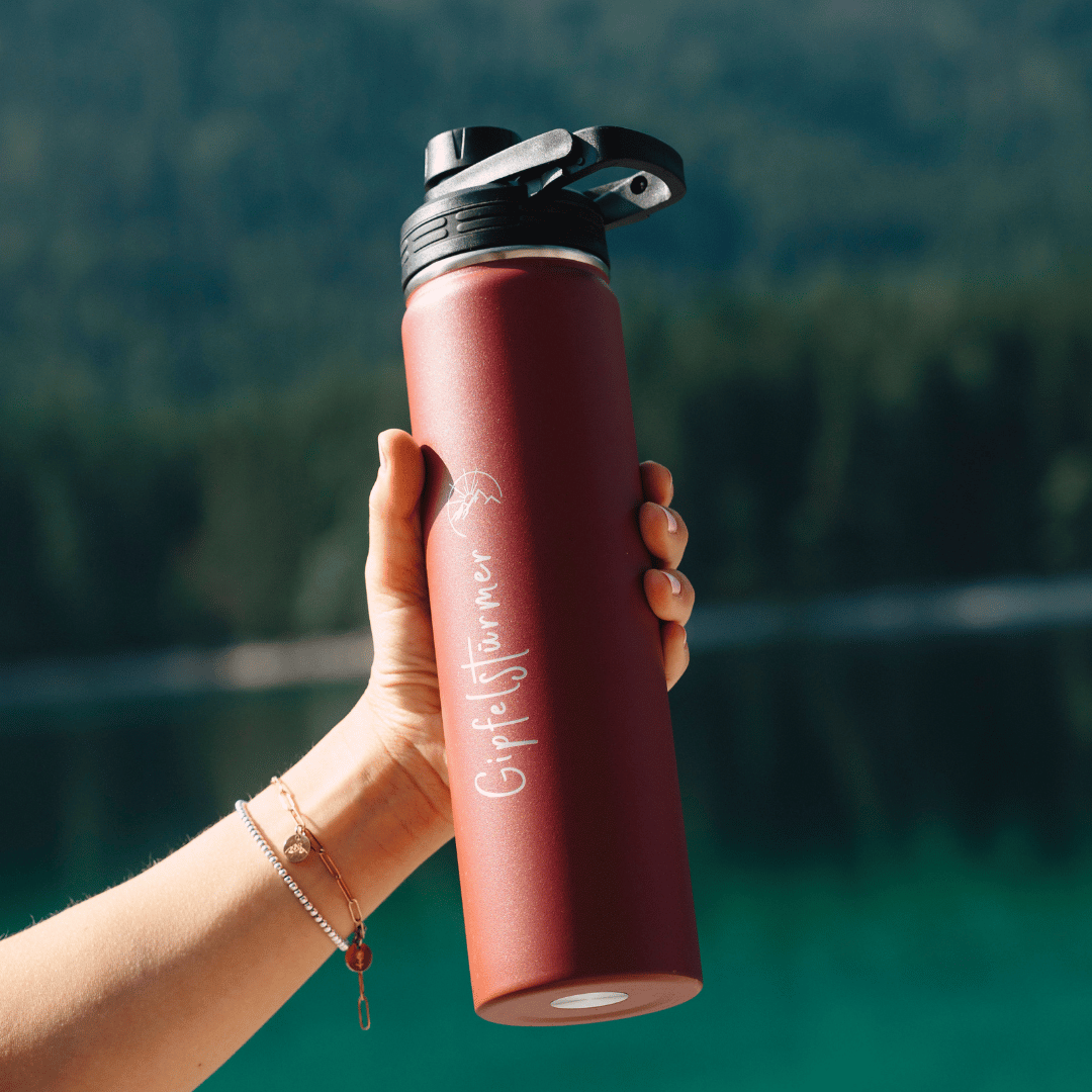 Edelstahl Thermosflasche - Gipfelstürmer