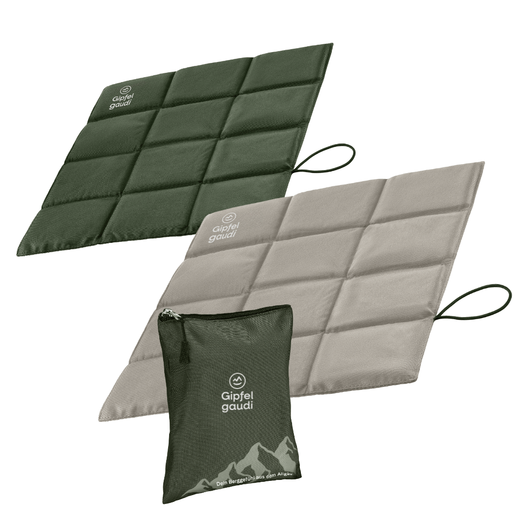 Ideal für unterwegs / Trockener & warmer Hintern.