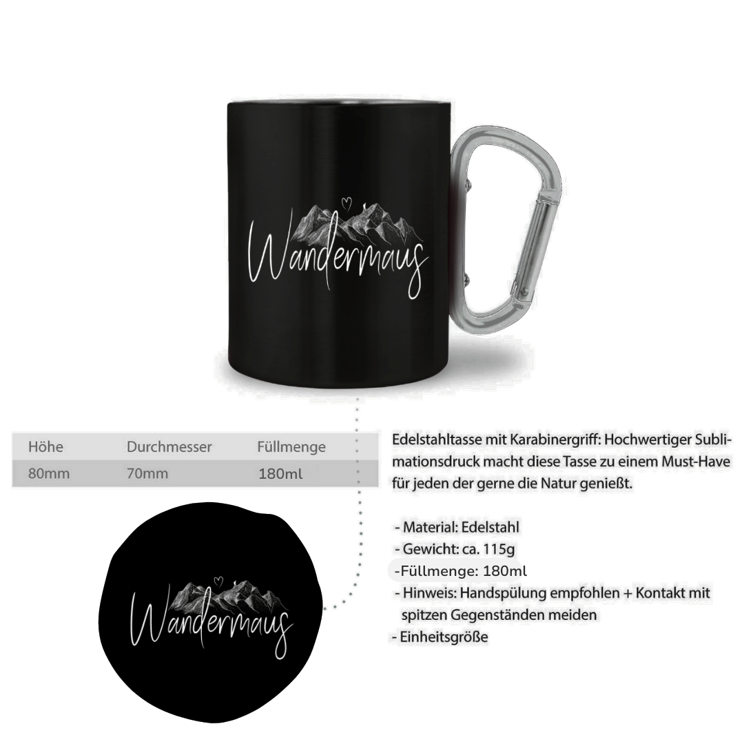 Tasse mit Karabinergriff