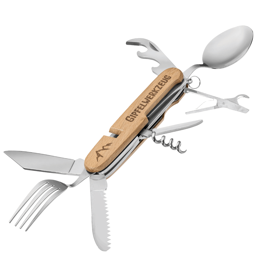 Pro Gipfelwerkzeug / Zusätzliche Funktionen: Säge und Schere