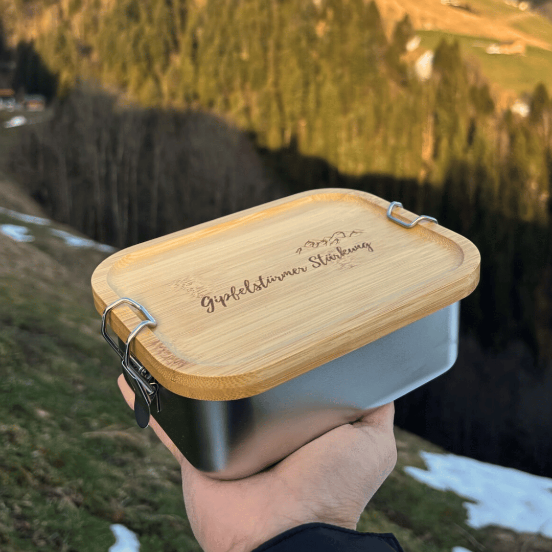 Treuer Begleiter für unterwegs / Die Brotzeitbox ist immer einsatzbereit!