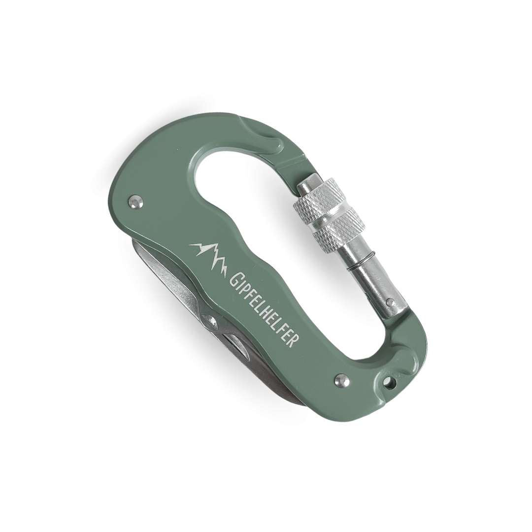 Am Rucksack zu befestigen / So hast du deinen Gipfelhelfer überall dabei.