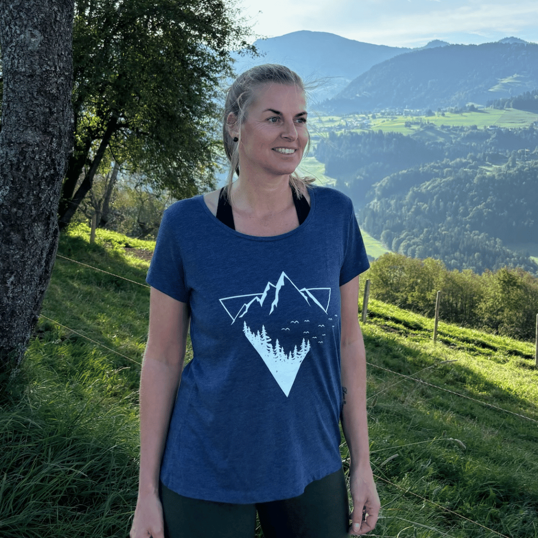 Sylvia trägt hier eine M / Und sie ist 1,70cm groß.