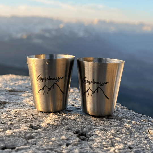 Gipfelwasser Stamperl - Geschenk