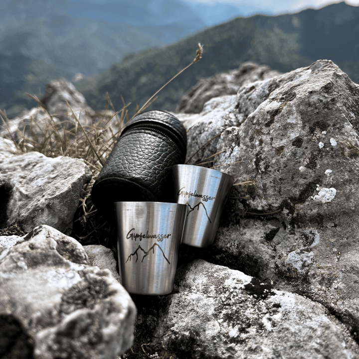 Gipfelwasser Stamperl - Geschenk