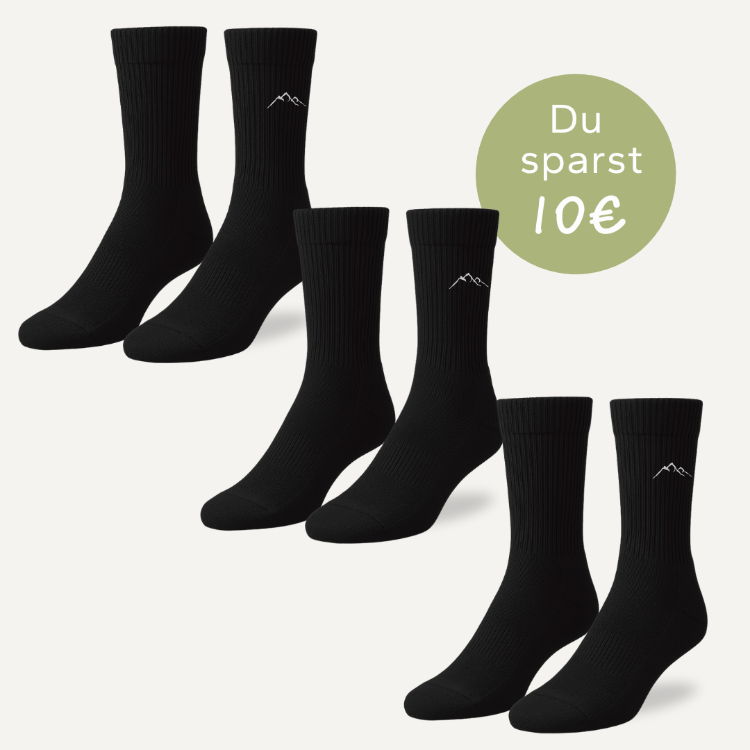 3er Set Merino - Wandersocken
