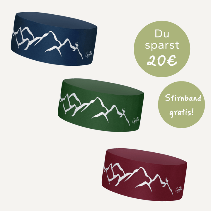 3 für 2 Stirnbänder