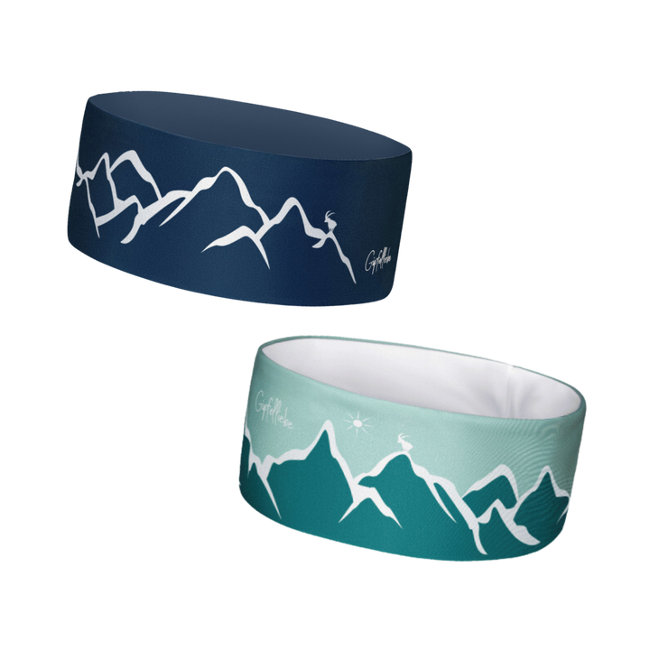 Stirnbänder im Bergdesign