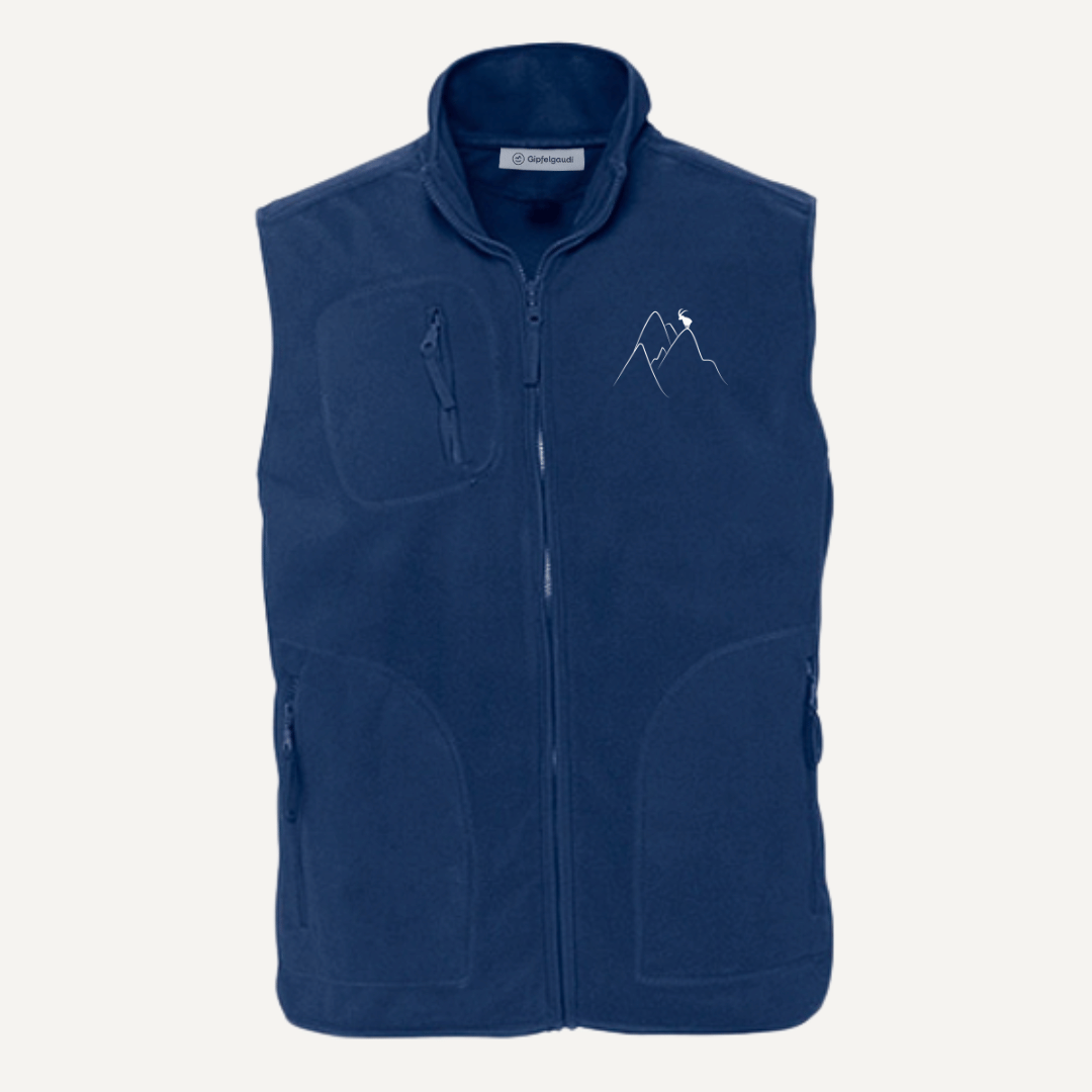 Fleece Weste mit Bio-Baumwolle / Macht dich zum Hingucker!