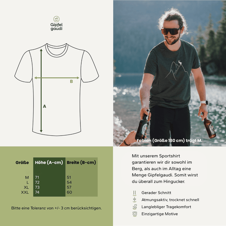 Bergsehnsucht - Sportshirt