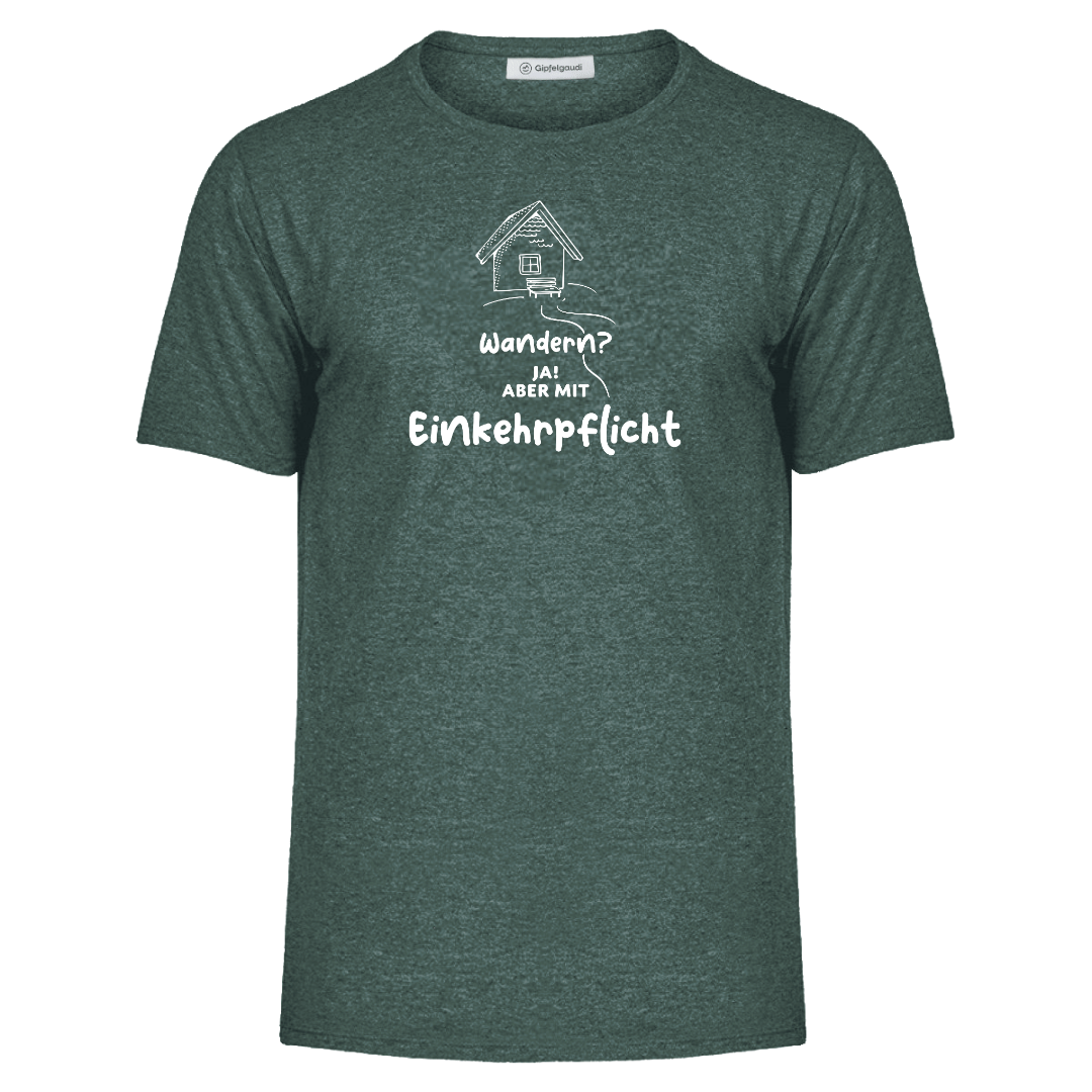 Einkehrpflicht - Funktionsshirt Männer