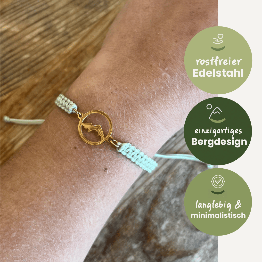Gipfelgaudi Berge Armband - Geschenk