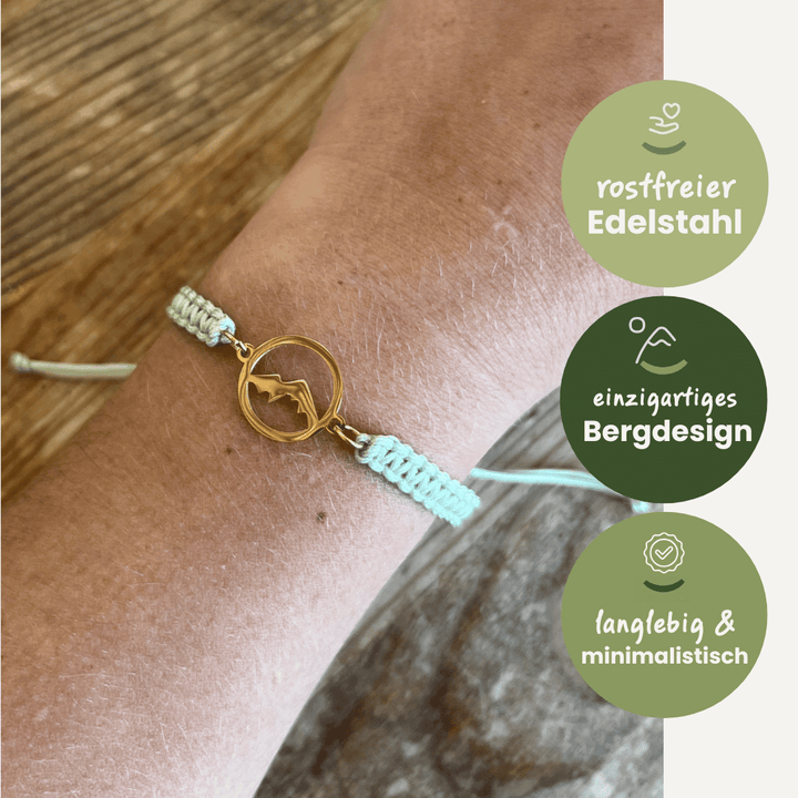 Gipfelgaudi Berge Armband - Geschenk