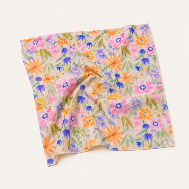 4-in-1 Bandana-Tuch Bergblumen
