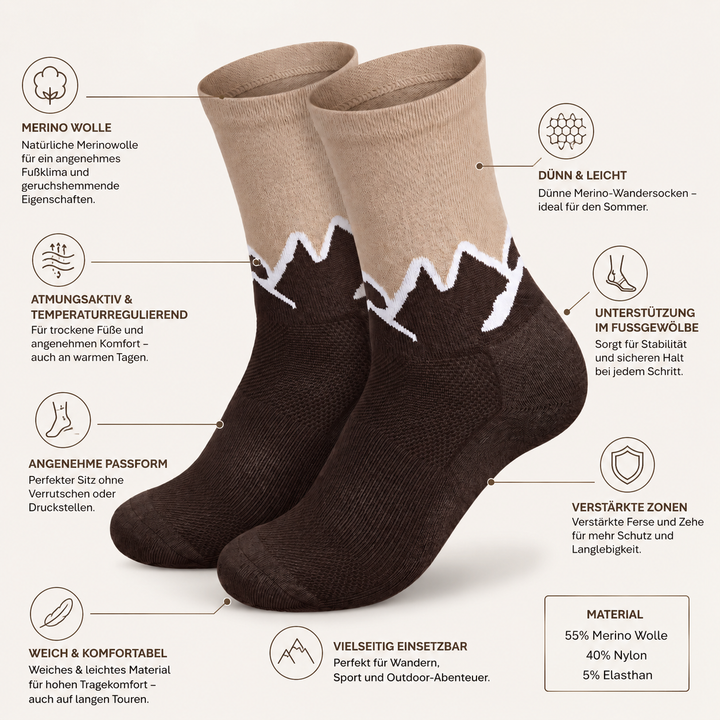 Performance Merino Socken