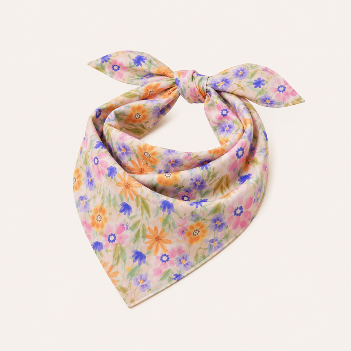 4-in-1 Bandana-Tuch Bergblumen