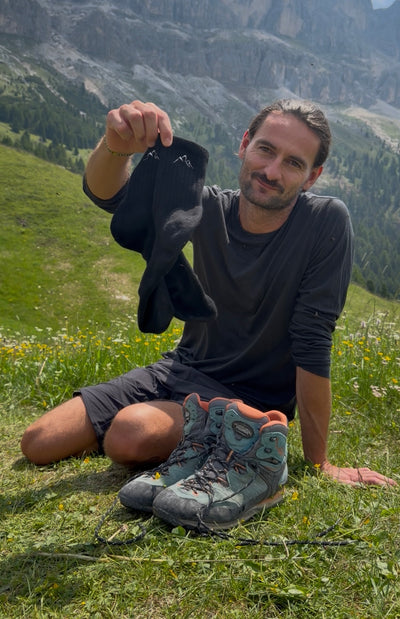 Merino - Wandersocken Video 2