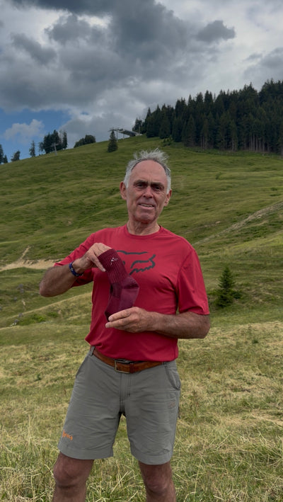 Merino - Wandersocken Video 4