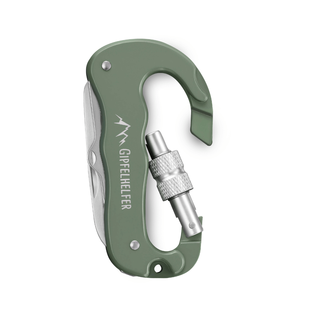 Am Rucksack zu befestigen / So hast du deinen Gipfelhelfer überall dabei.