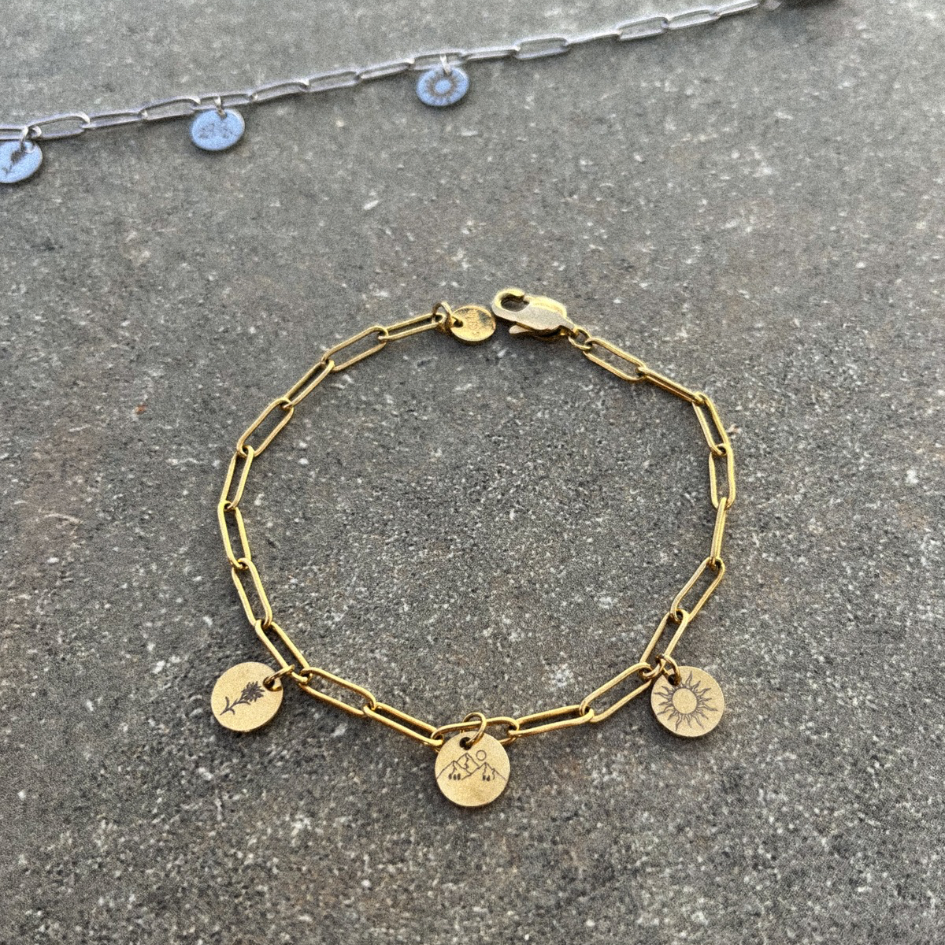 Gliederarmband Berge