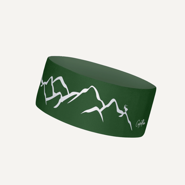 Stirnband Dunkelgrün - Geschenk