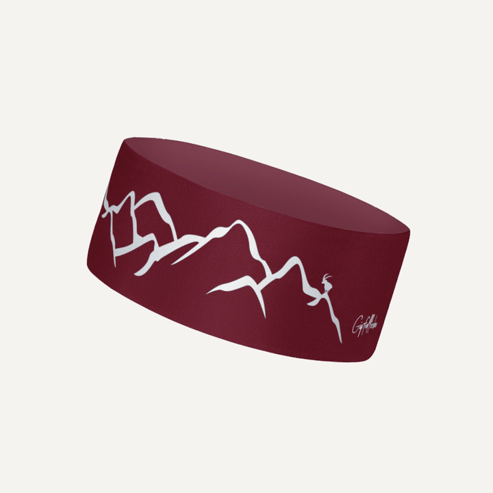 Stirnband Burgund - Geschenk