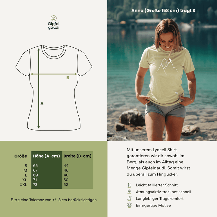 Bergsehnsucht -  Lyocell Aktivshirt