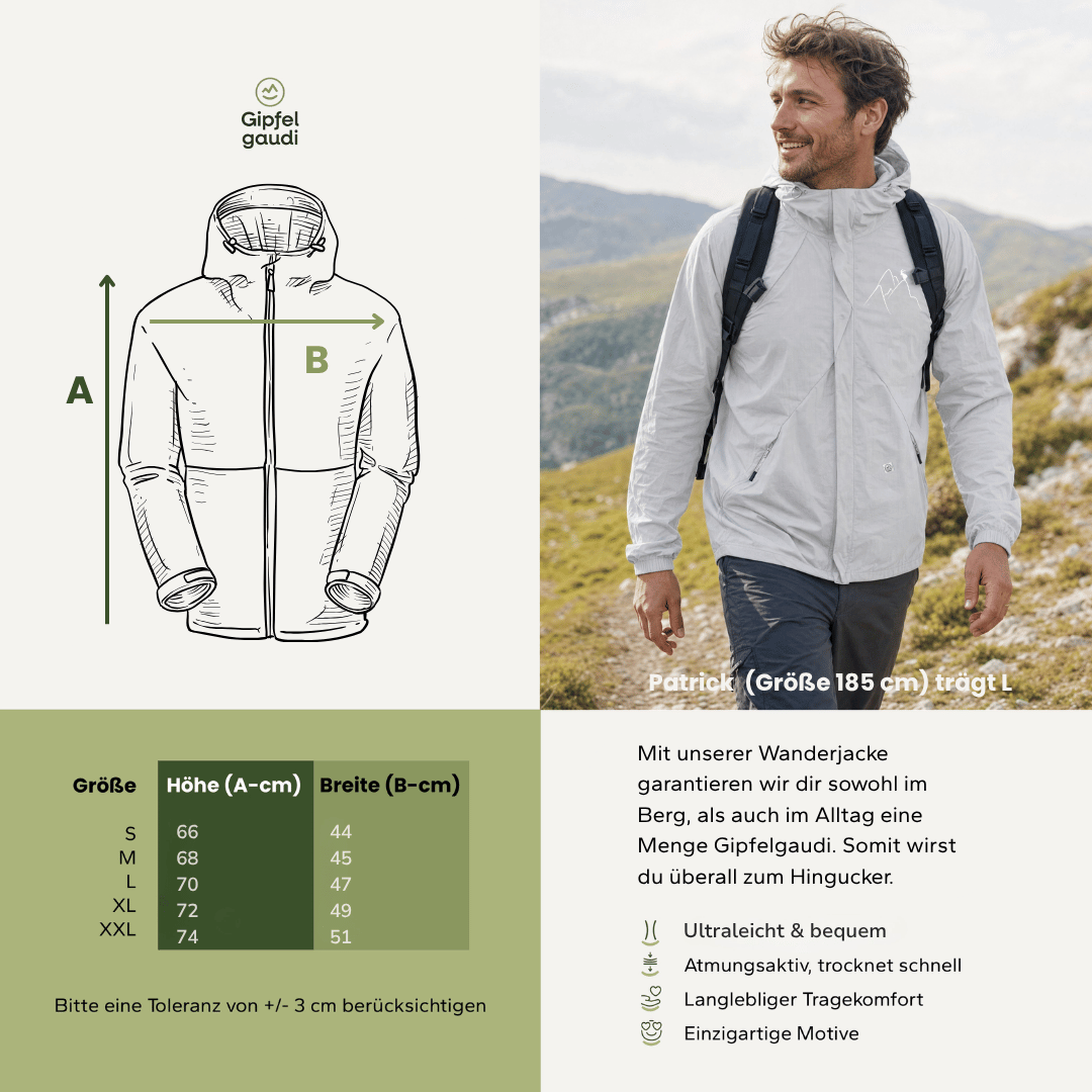 Gipfelgaudi Wanderjacke - Männer