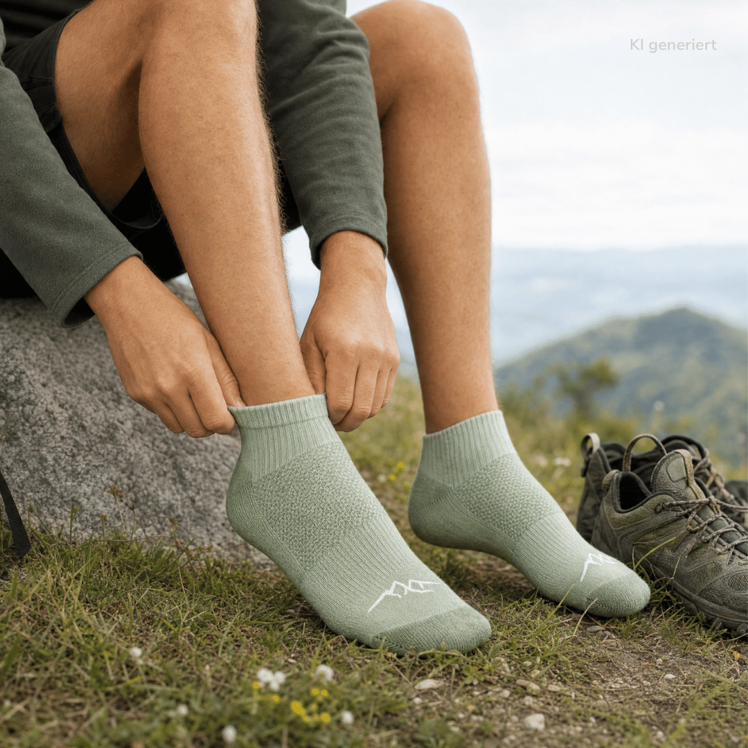 Kurze Merino Socken