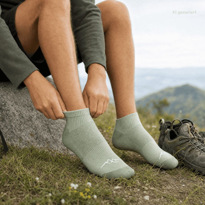 Kurze Merino Socken