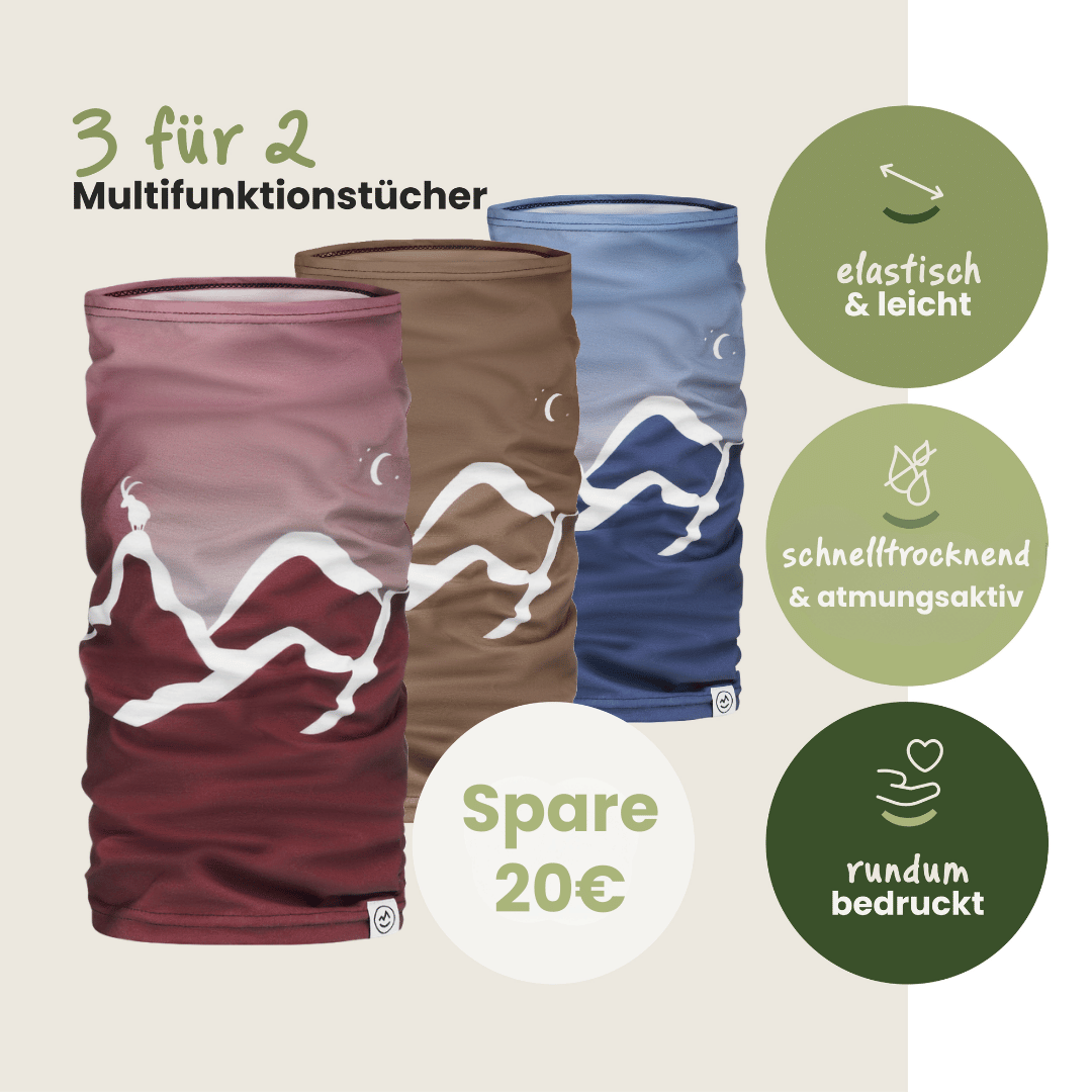 3 für 2 Multifunktionstücher