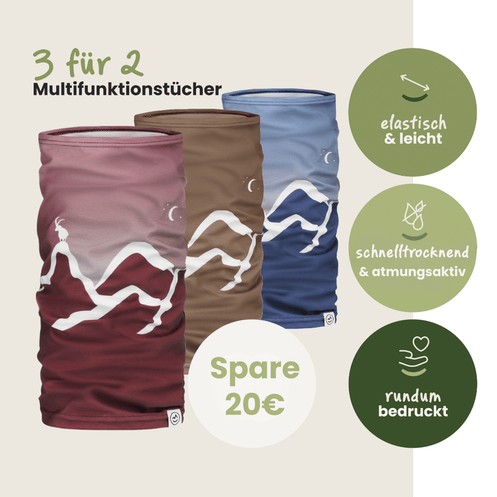 3 für 2 Multifunktionstücher