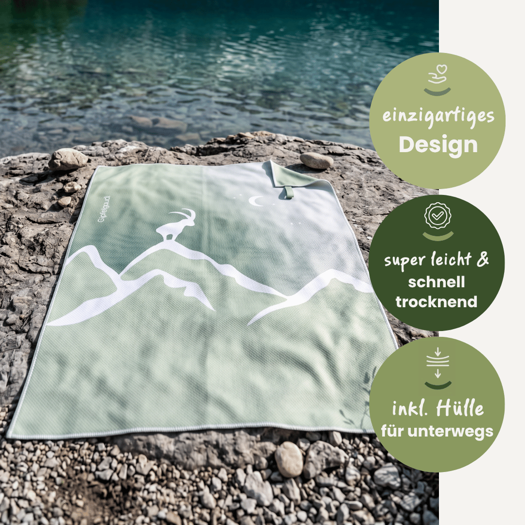 Mikrofaser Handtuch Berge