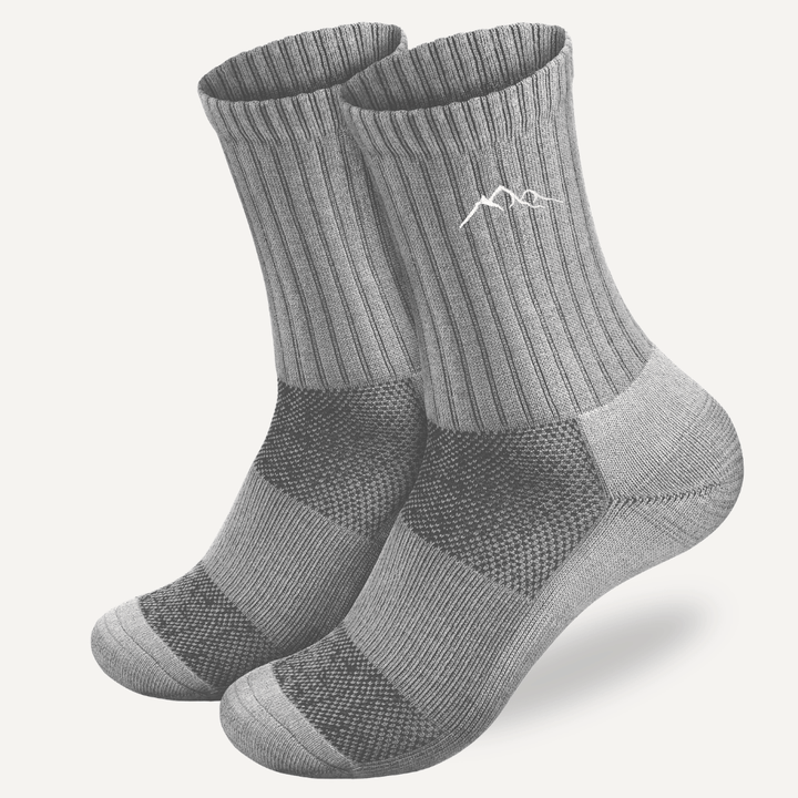 Merino - Wandersocken Grau