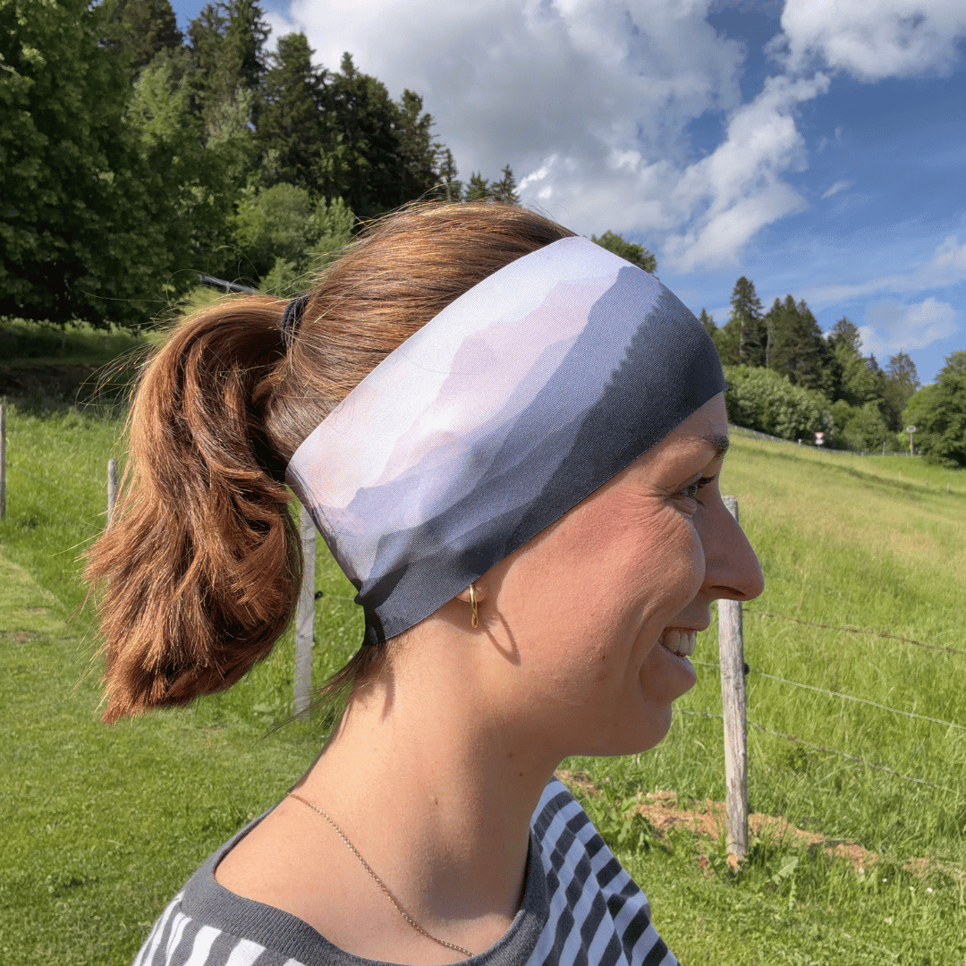 Stirnband Bergsilhouette