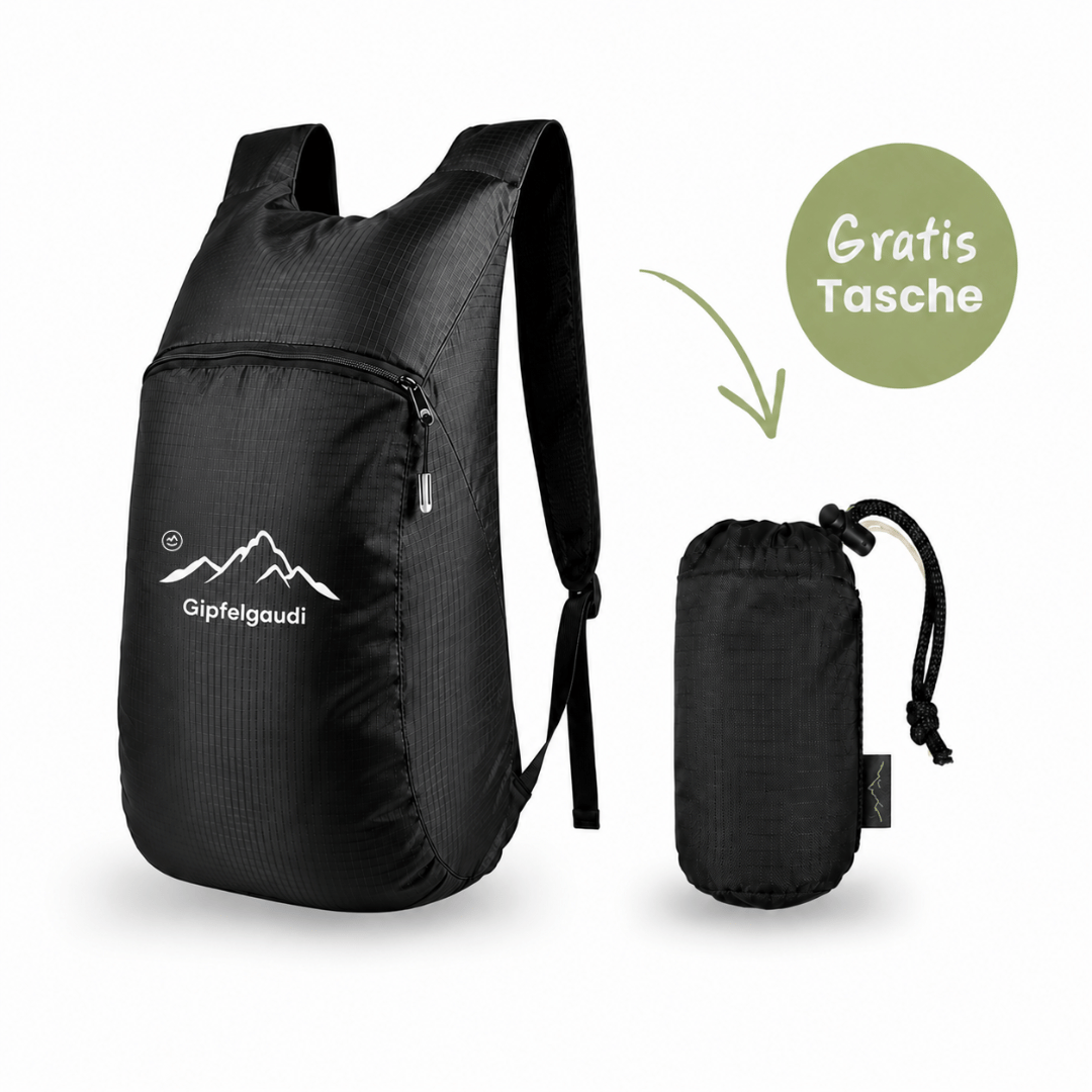 Faltbarer Gipfelgaudi Rucksack