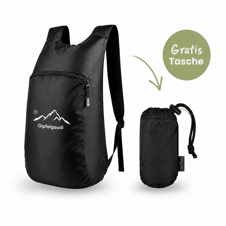 Faltbarer Gipfelgaudi Rucksack