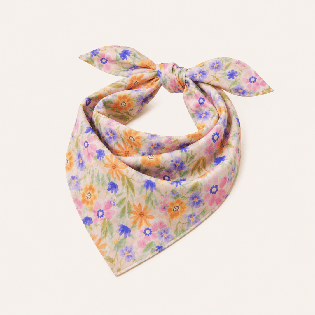 4-in-1 Bandana-Tuch Bergblumen