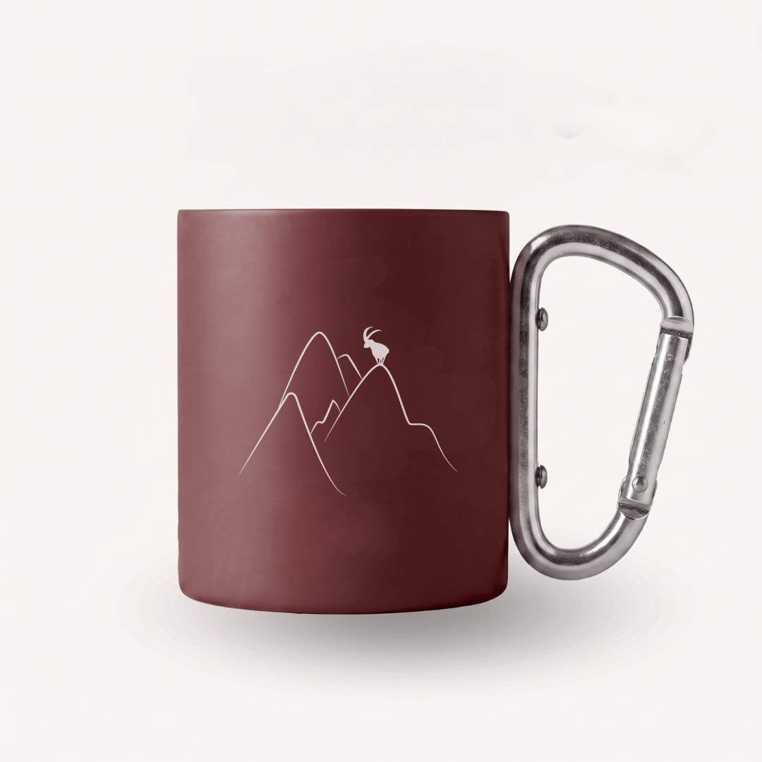 Bergsehnsucht - Tasse mit Karabinergriff