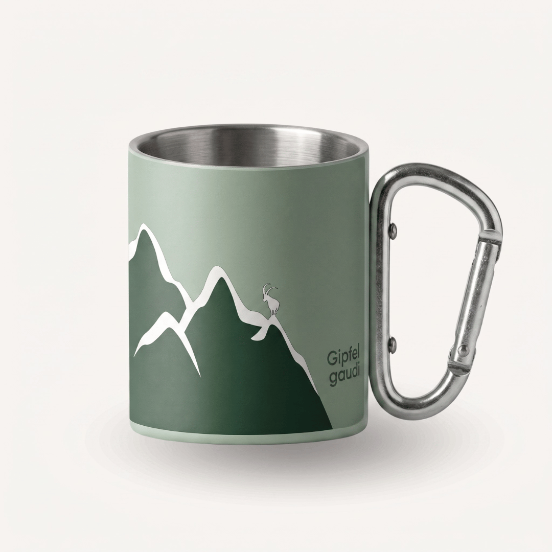 Bergwelten - Tasse mit Karabinergriff