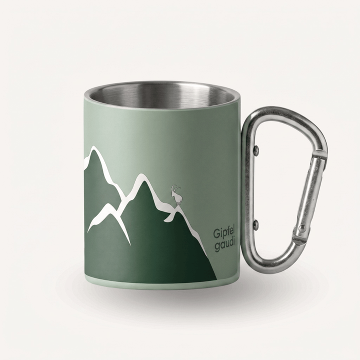 Bergwelten - Tasse mit Karabinergriff