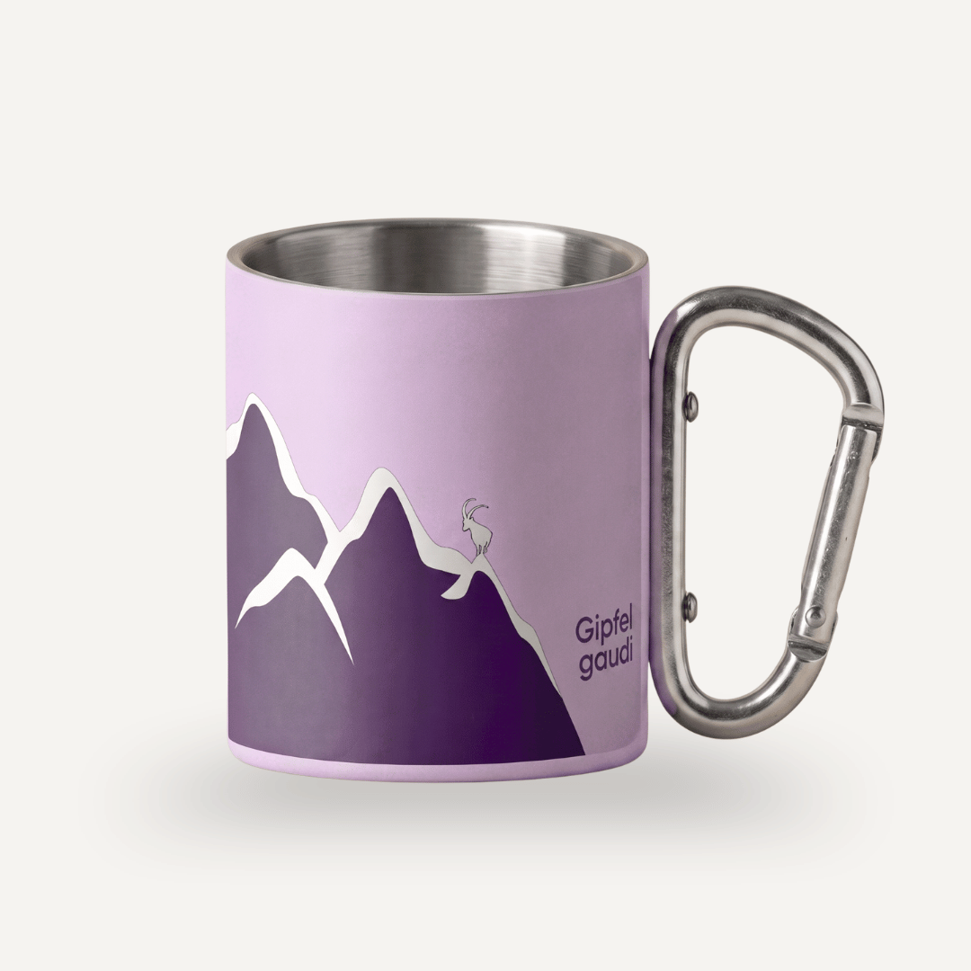 Bergwelten - Tasse mit Karabinergriff
