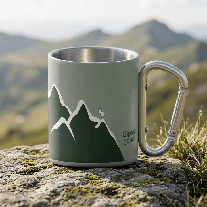 Bergwelten - Tasse mit Karabinergriff