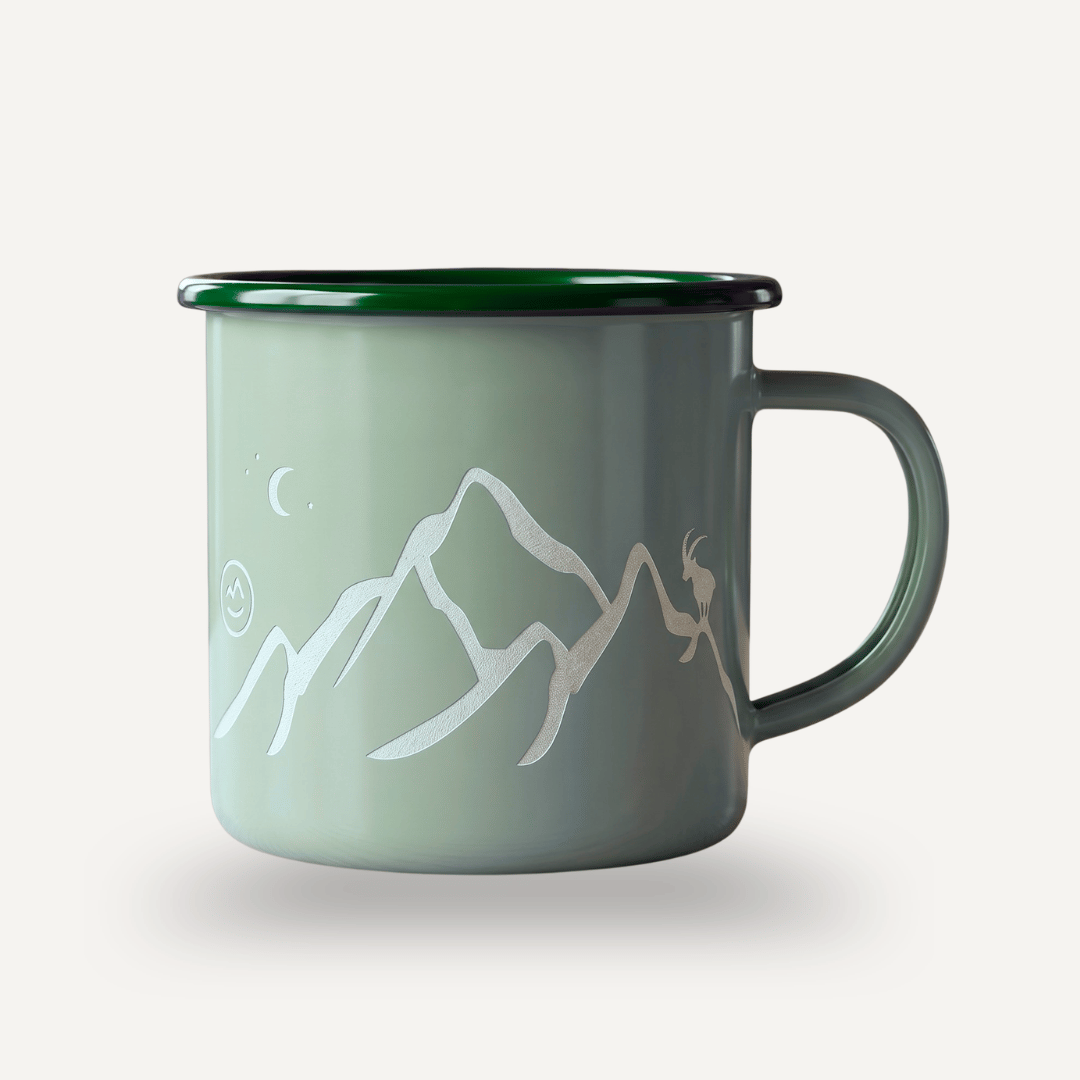 Bergwelten - Emaille Tasse