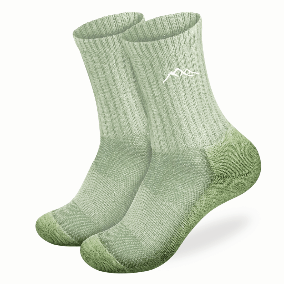 Keine stinkenden Füße / durch die Merino Fasern wird die Feuchtigkeit schnell nach außen gegeben. 