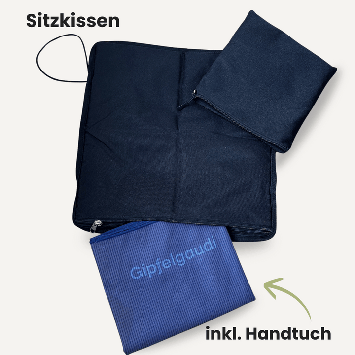 Kombi-Sitzkissen mit integriertem Handtuch